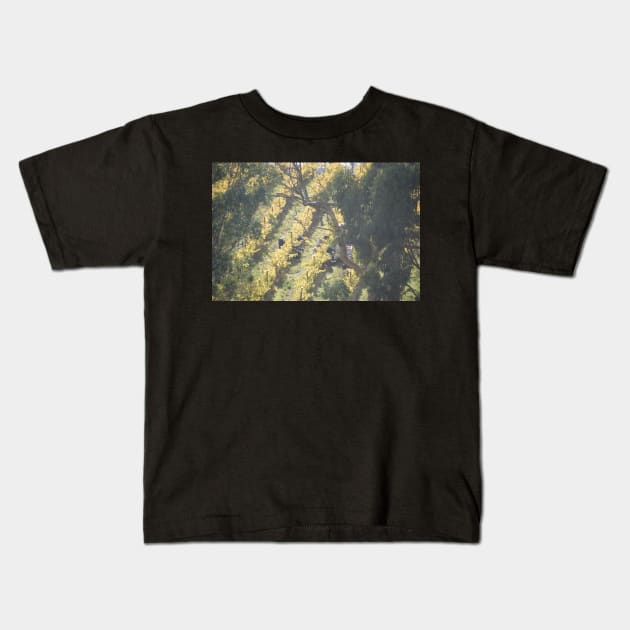 Vertical Vines - Magpie Springs - Adelaide Hills Wine Region - Fleurieu Peninsula - Winery Kids T-Shirt by MagpieSprings